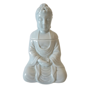 Light blue meditation Buddha oilburner luxury