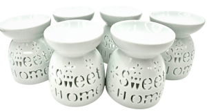 Oil Burner Set Sweet Home White (6 pcs)