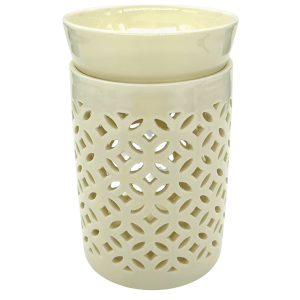 Oil Burner White with Bowl