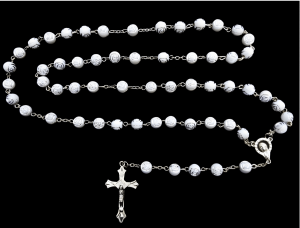 Rozenkrans roses white