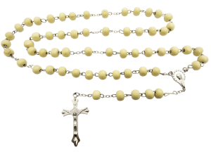 Rozenkrans round Beige luxe