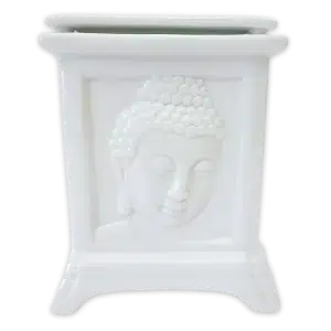 White Buddha Oil Burner Luxury
