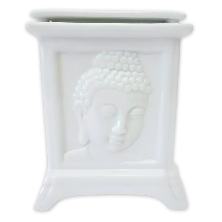 White Buddha Oil Burner Luxury