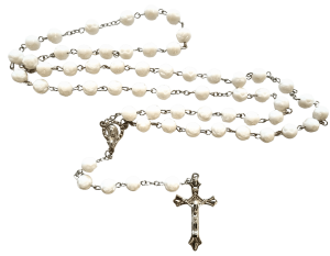 Wholesale Rosary - Roses white II